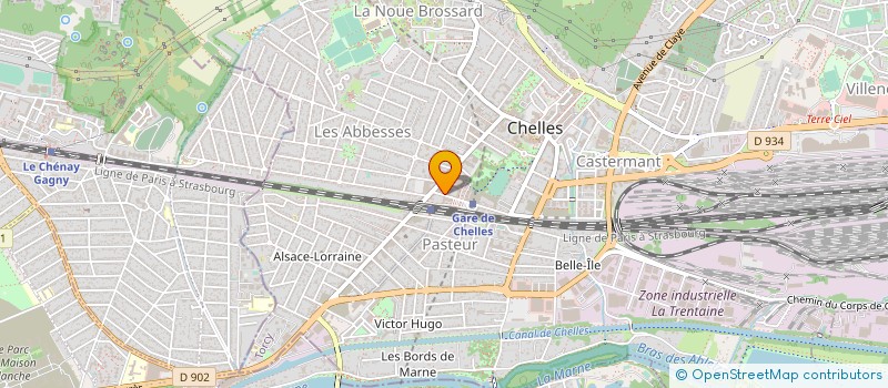 localisation de l'entreprise MADAME NADIA BERREKLA à CHELLES