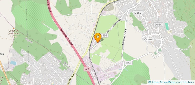 localisation de l'entreprise MADAME NADIA BERTOLINO  VELAUX