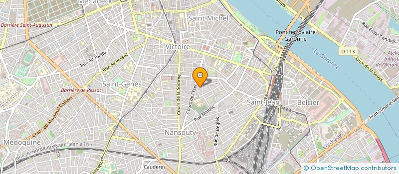 localisation de l'entreprise MADAME NADIA BIDA à BORDEAUX