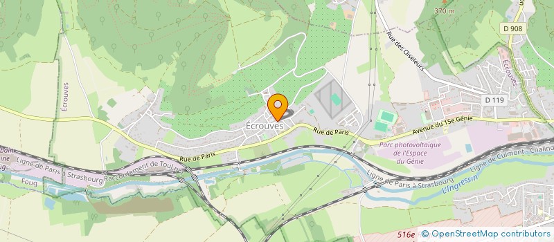 localisation de l'entreprise MADAME NADIA BIEBEL  ECROUVES