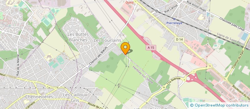 localisation de l'entreprise MADAME NADIA BOGLIONI  PIERRELAYE