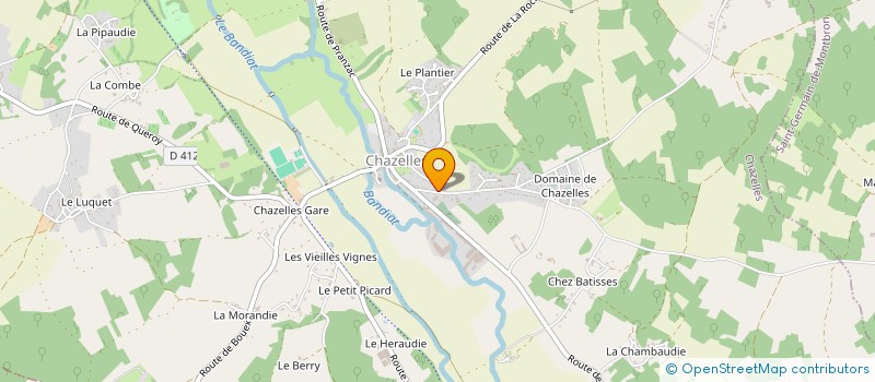 localisation de l'entreprise MADAME NADIA BOISSERIE à CHAZELLES