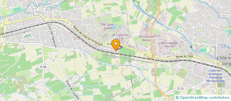 localisation de l'entreprise MADAME NADIA BOSCHET  LE THOR