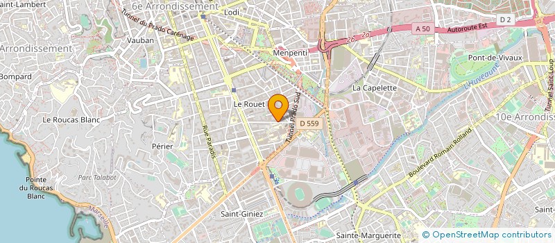 localisation de l'entreprise MADAME NADIA BOUACID à MARSEILLE