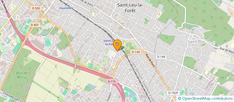 localisation de l'entreprise MADAME NADIA BOUCHAMA à SAINT-LEU-LA-FORET