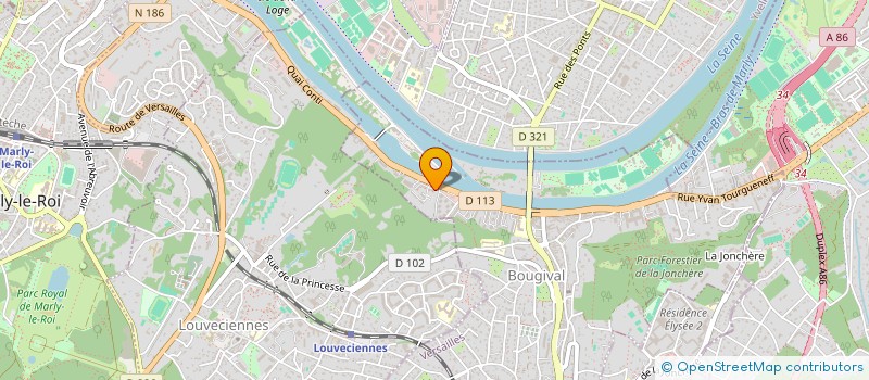 localisation de l'entreprise MADAME NADIA BOUCHERIT  BOUGIVAL