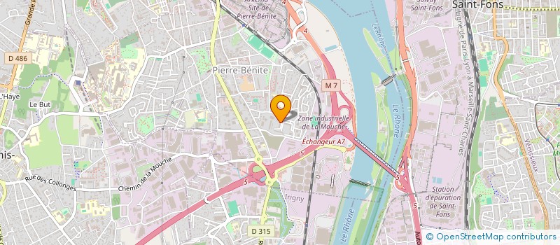 localisation de l'entreprise MADAME NADIA BOUDIB  OULLINS-PIERRE-BENITE