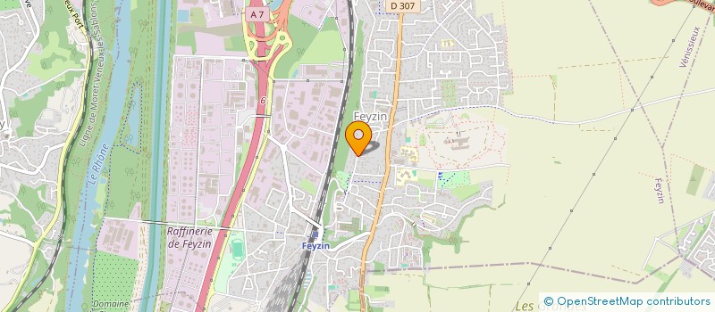 localisation de l'entreprise MADAME NADIA BOUGUETAIA  FEYZIN