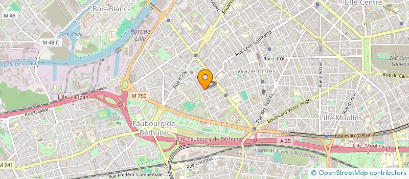 localisation de l'entreprise MADAME NADIA BOUHADI à LILLE