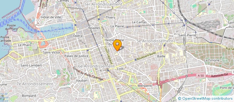 localisation de l'entreprise MADAME NADIA BOUHOU à MARSEILLE