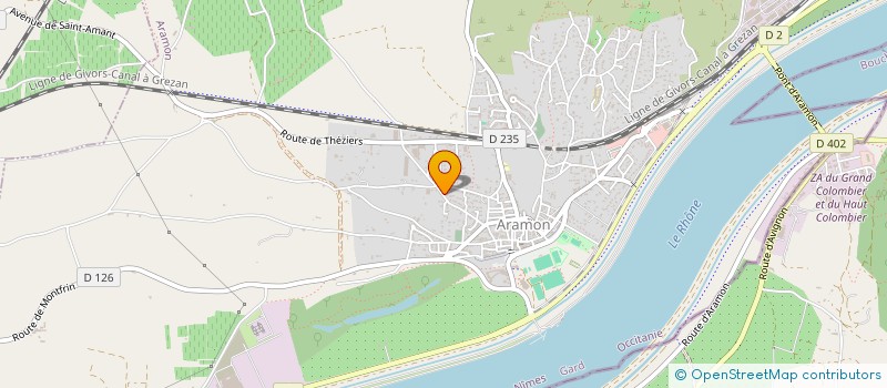 localisation de l'entreprise MADAME NADIA BOUISSEHAK  ARAMON