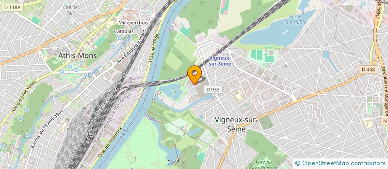 localisation de l'entreprise MADAME NADIA BOUJDADA  VIGNEUX-SUR-SEINE