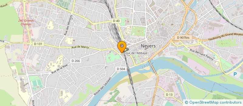 localisation de l'entreprise MADAME NADIA BOUKHALI à NEVERS