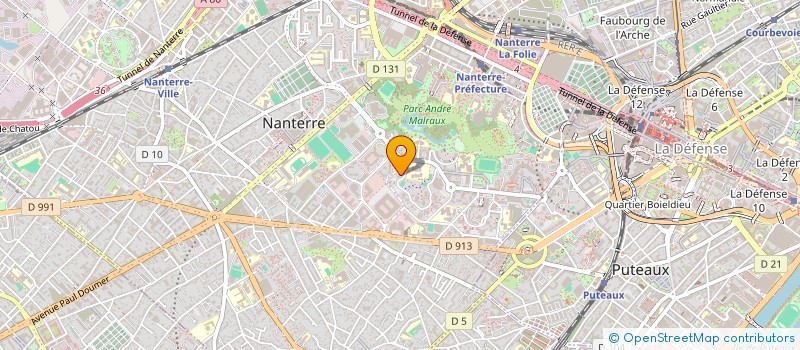 localisation de l'entreprise MADAME NADIA BOUKHAROUBA  NANTERRE