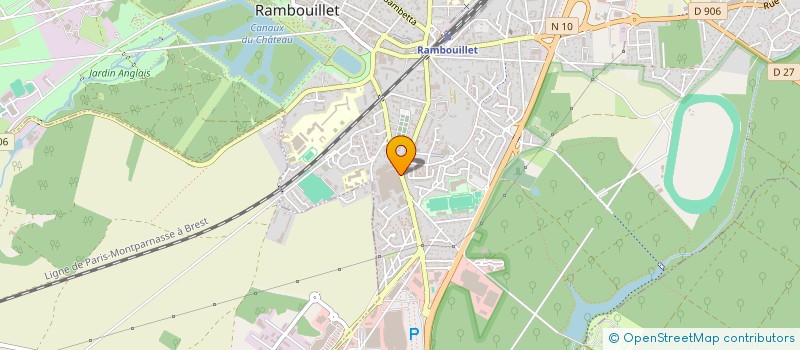 localisation de l'entreprise MADAME NADIA BOULAARES  RAMBOUILLET