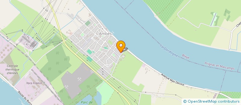 localisation de l'entreprise MADAME NADIA BOULAHYATI  AMBES