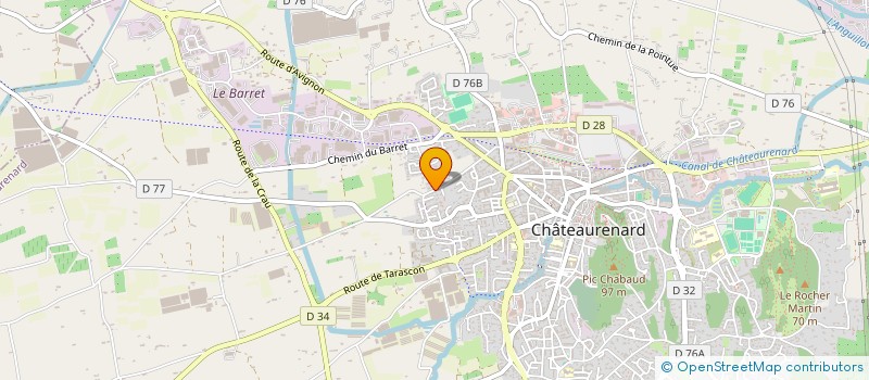 localisation de l'entreprise MADAME NADIA BOUMESSAOUD  CHATEAURENARD