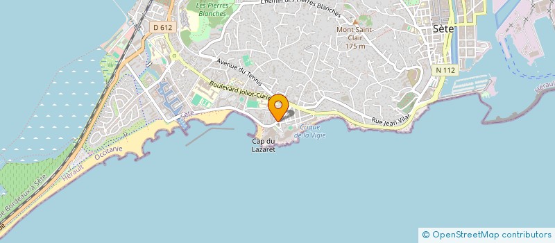 localisation de l'entreprise MADAME NADIA BOUMLIL à SETE