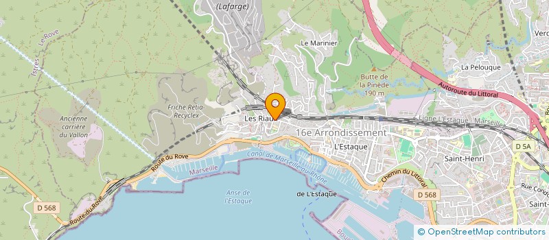 localisation de l'entreprise MADAME NADIA BOUSSOUIRA  MARSEILLE