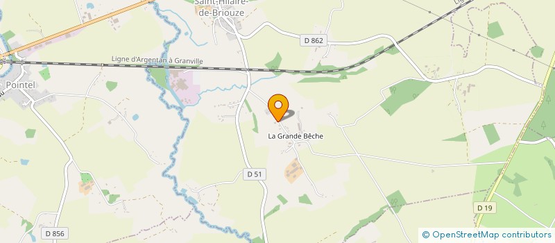 localisation de l'entreprise MADAME NADIA BRAULT à SAINT-HILAIRE-DE-BRIOUZE