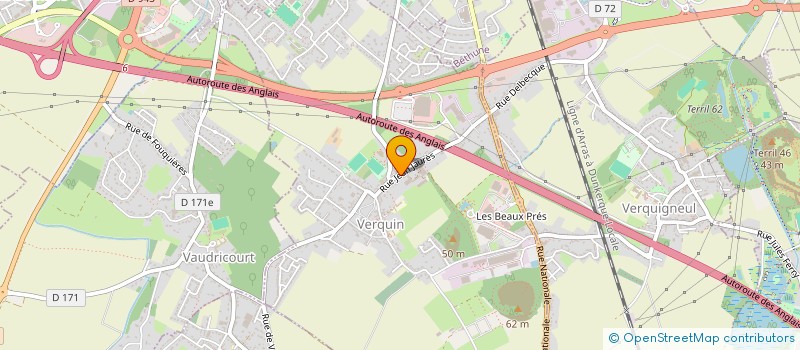 localisation de l'entreprise MADAME NADIA BUISINE  VERQUIN