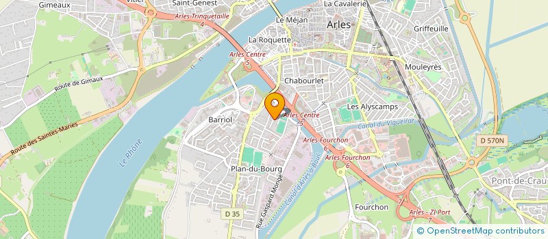 localisation de l'entreprise MADAME NADIA CAZAJEUX DE BEAUMONT  ARLES