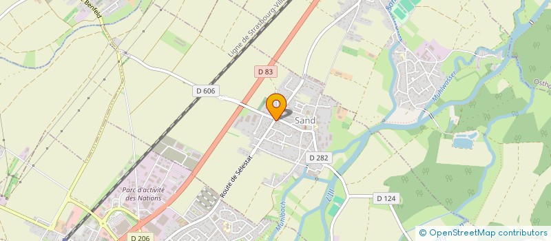 localisation de l'entreprise MADAME NADIA CEREJA  SAND