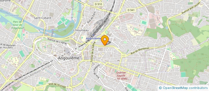 localisation de l'entreprise MADAME NADIA CHAPLAIN à ANGOULEME