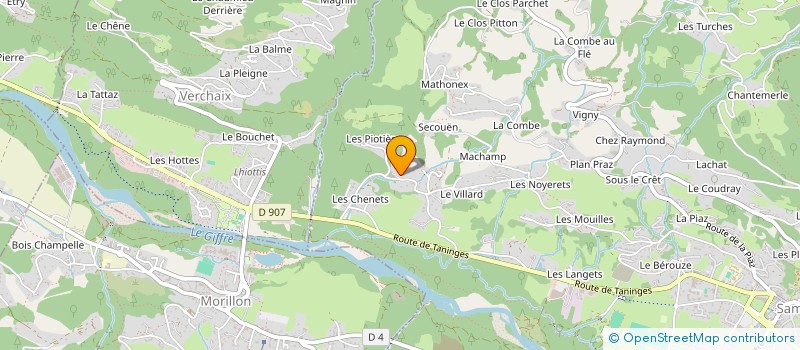 localisation de l'entreprise MADAME NADIA CHAREUF  SAMOENS