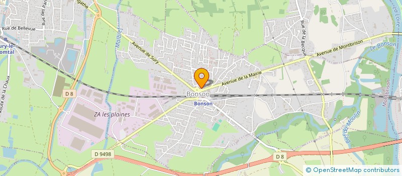 localisation de l'entreprise MADAME NADIA CHASTEL  BONSON