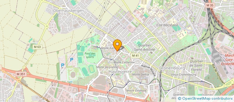localisation de l'entreprise MADAME NADIA CHEIKH à STRASBOURG