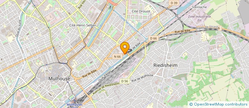 localisation de l'entreprise MADAME NADIA CHEKHMOUM  MULHOUSE