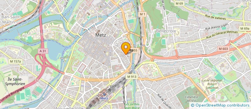 localisation de l'entreprise MADAME NADIA CHELLOUF  METZ