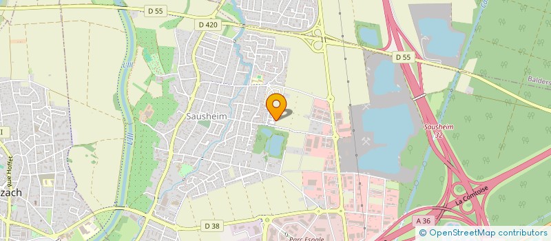 localisation de l'entreprise MADAME NADIA CHERCHAB  SAUSHEIM