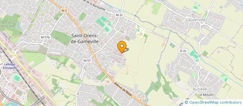 localisation de l'entreprise MADAME NADIA CHERGUIA  SAINT-ORENS-DE-GAMEVILLE