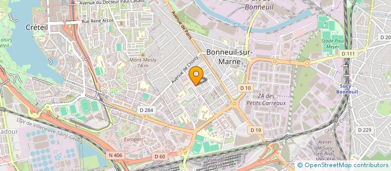 localisation de l'entreprise MADAME NADIA CHERIFI à BONNEUIL-SUR-MARNE
