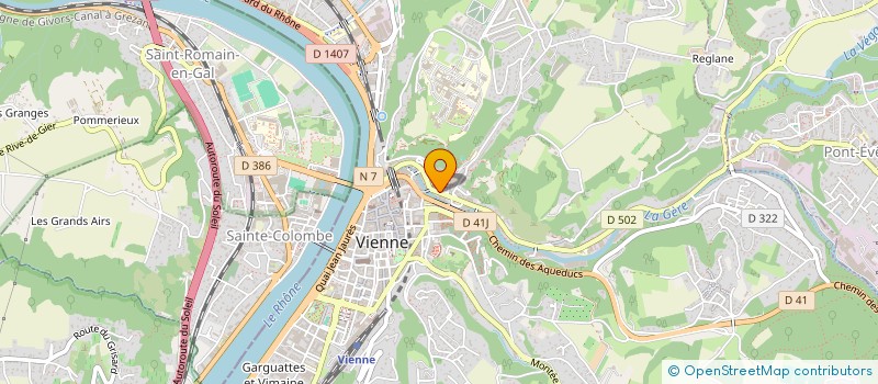 localisation de l'entreprise MADAME NADIA CHEROUANA à VIENNE