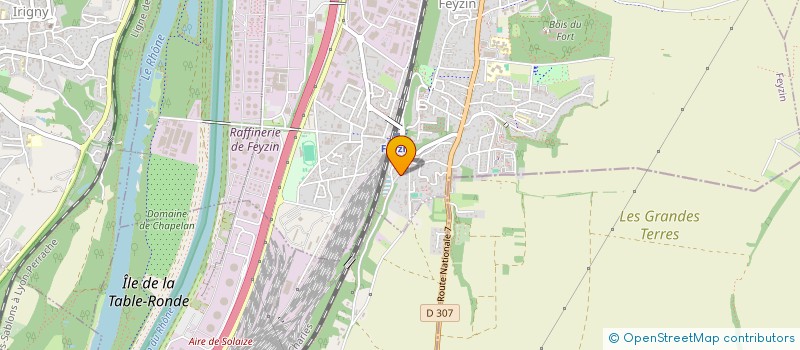 localisation de l'entreprise MADAME NADIA CHOUAREF  FEYZIN