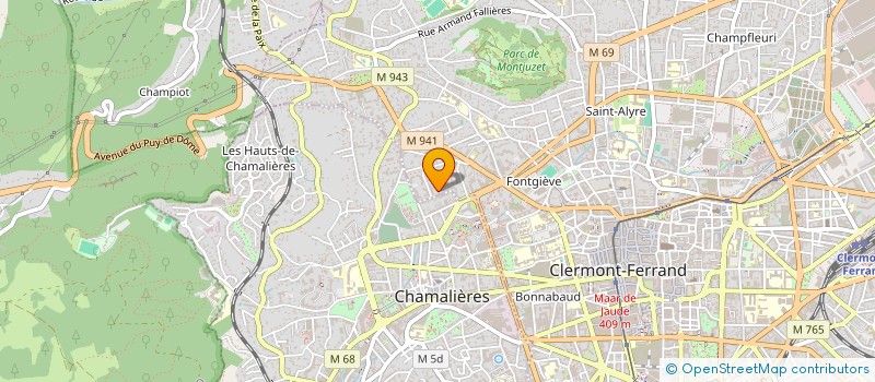 localisation de l'entreprise MADAME NADIA COLLET  CLERMONT-FERRAND