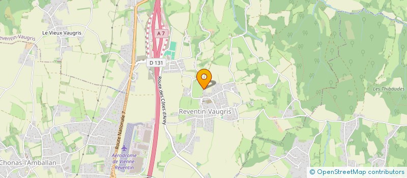 localisation de l'entreprise MADAME NADIA COLOMBO  REVENTIN-VAUGRIS