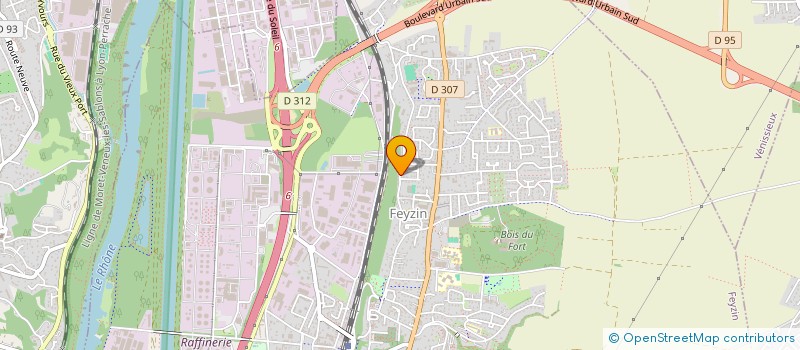 localisation de l'entreprise MADAME NADIA COSTE  FEYZIN