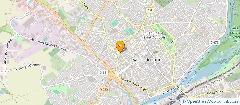 localisation de l'entreprise MADAME NADIA COURTOIS à SAINT-QUENTIN