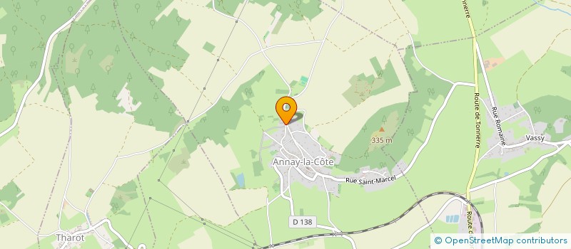 localisation de l'entreprise MADAME NADIA COUTANT  ANNAY-LA-COTE