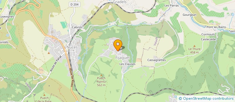 localisation de l'entreprise MADAME NADIA CREYSSELS  VALADY