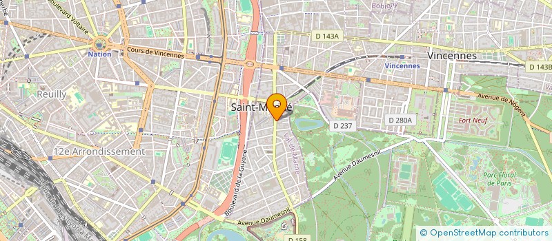 localisation de l'entreprise MADAME NADIA DALACHE  SAINT-MANDE