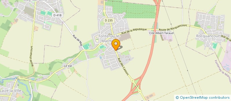 localisation de l'entreprise MADAME NADIA DAMART  FONTENAY-LE-MARMION