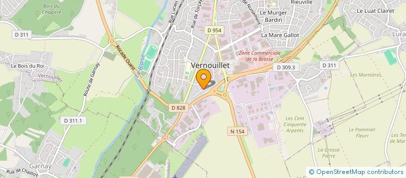 localisation de l'entreprise MADAME NADIA DAOUD à VERNOUILLET