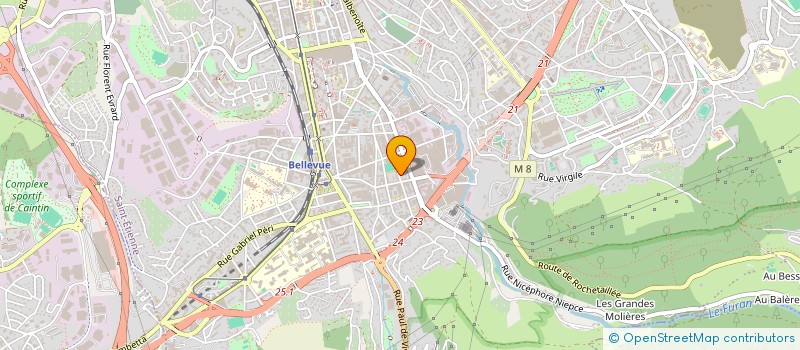 localisation de l'entreprise MADAME NADIA DEBBACHE  SAINT-ETIENNE