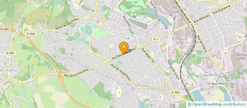 localisation de l'entreprise MADAME NADIA DEKICHE  LE CREUSOT