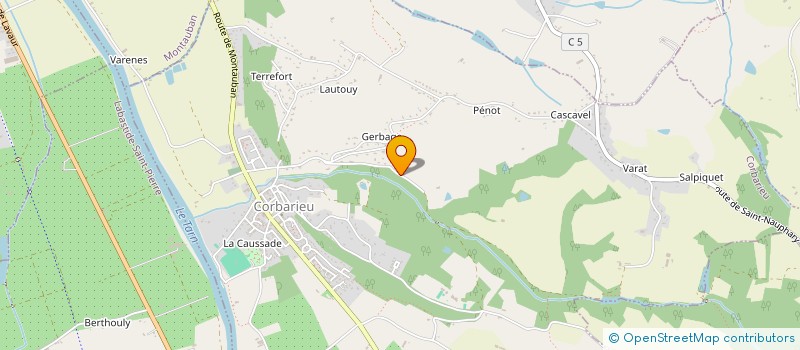 localisation de l'entreprise MADAME NADIA DELBREIL  CAUSSADE